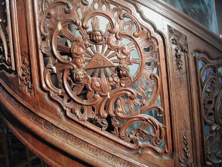 Le panneau restauré